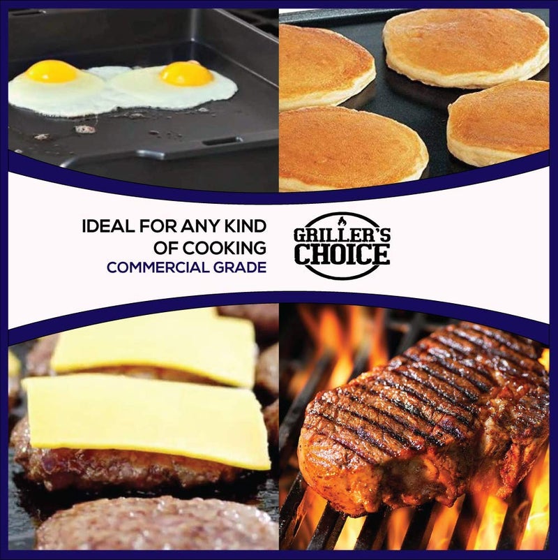 Grillers Choice Griller's Choice Stainless Steel Griddle Spatula Set- Durable, Commercial Quality, Dishwasher Safe- Ideal for Hibachi, Griddle Grills, Camping & Entertaining on Blackstone and Griller's Choice Griddle - Image 3